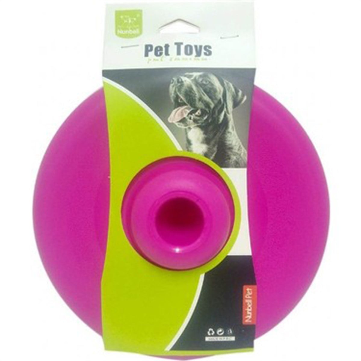 Nunbell Frizbi Köpek Oyuncağı  22 cm Fuşya