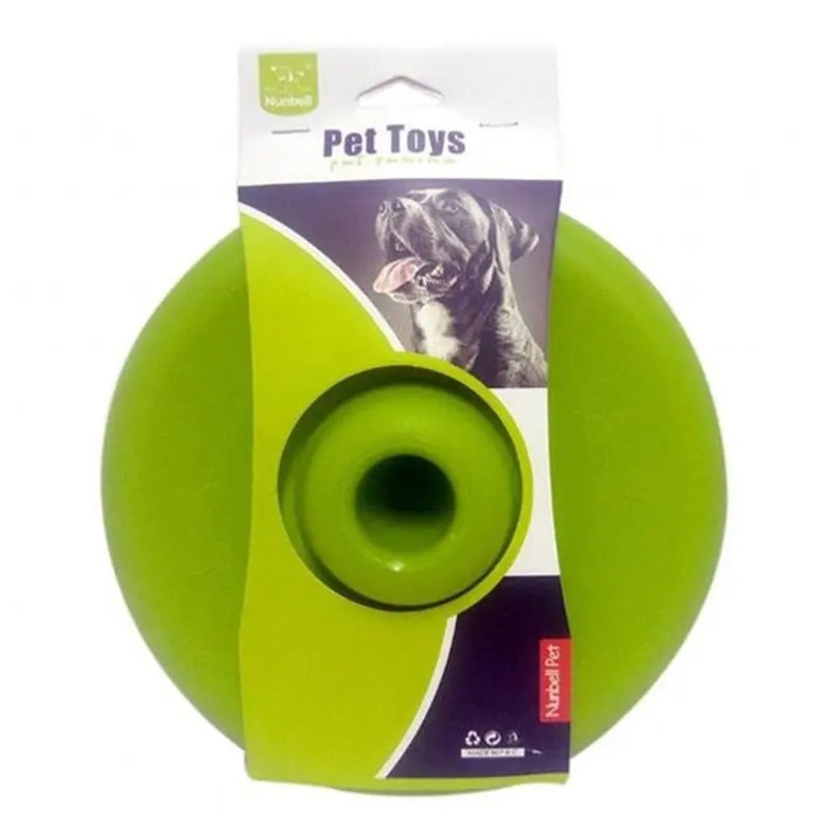 Nunbell Frizbi Köpek Oyuncağı  22 cm Yeşil