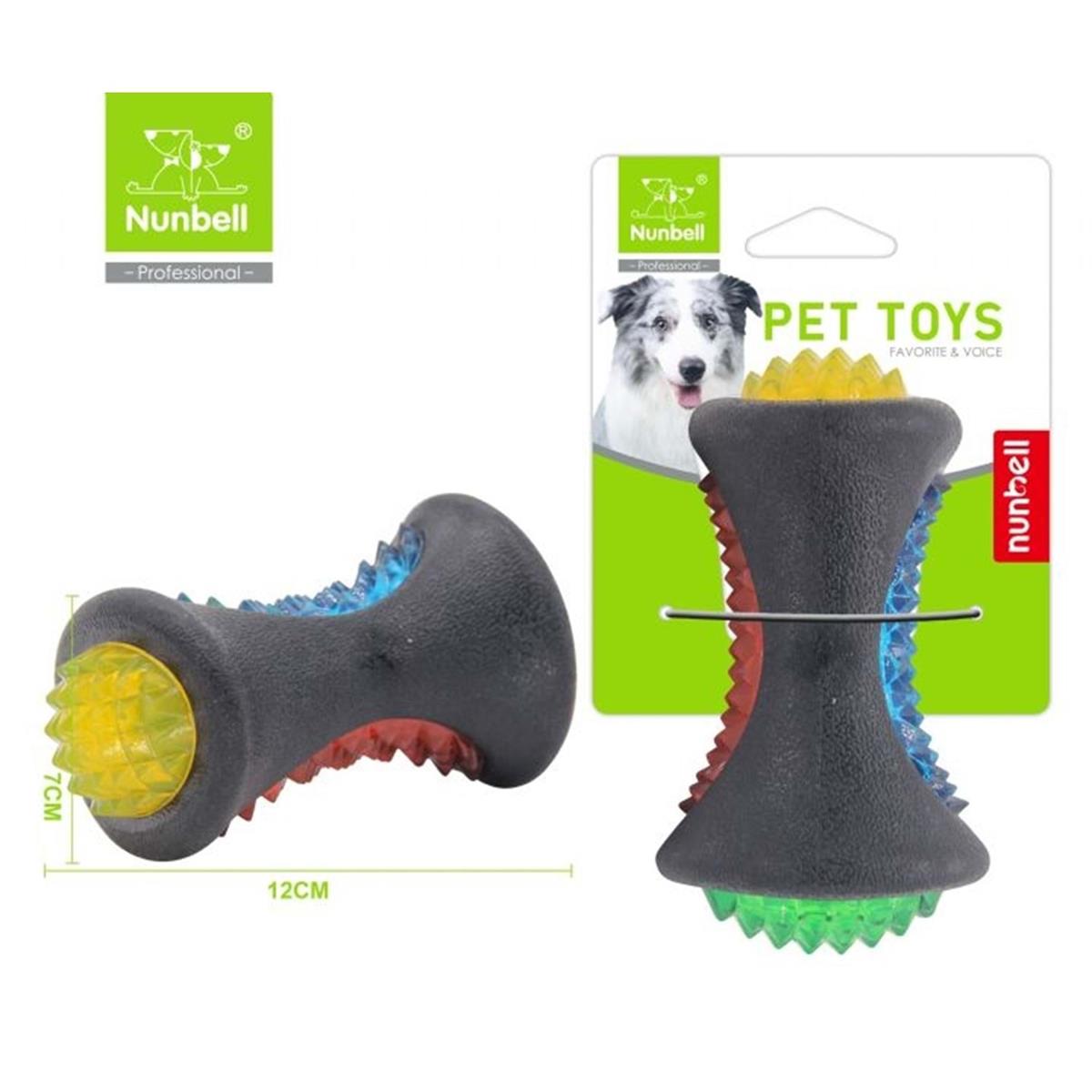 Nunbell Işıklı Kemik Köpek Oyuncağı 12 cm 