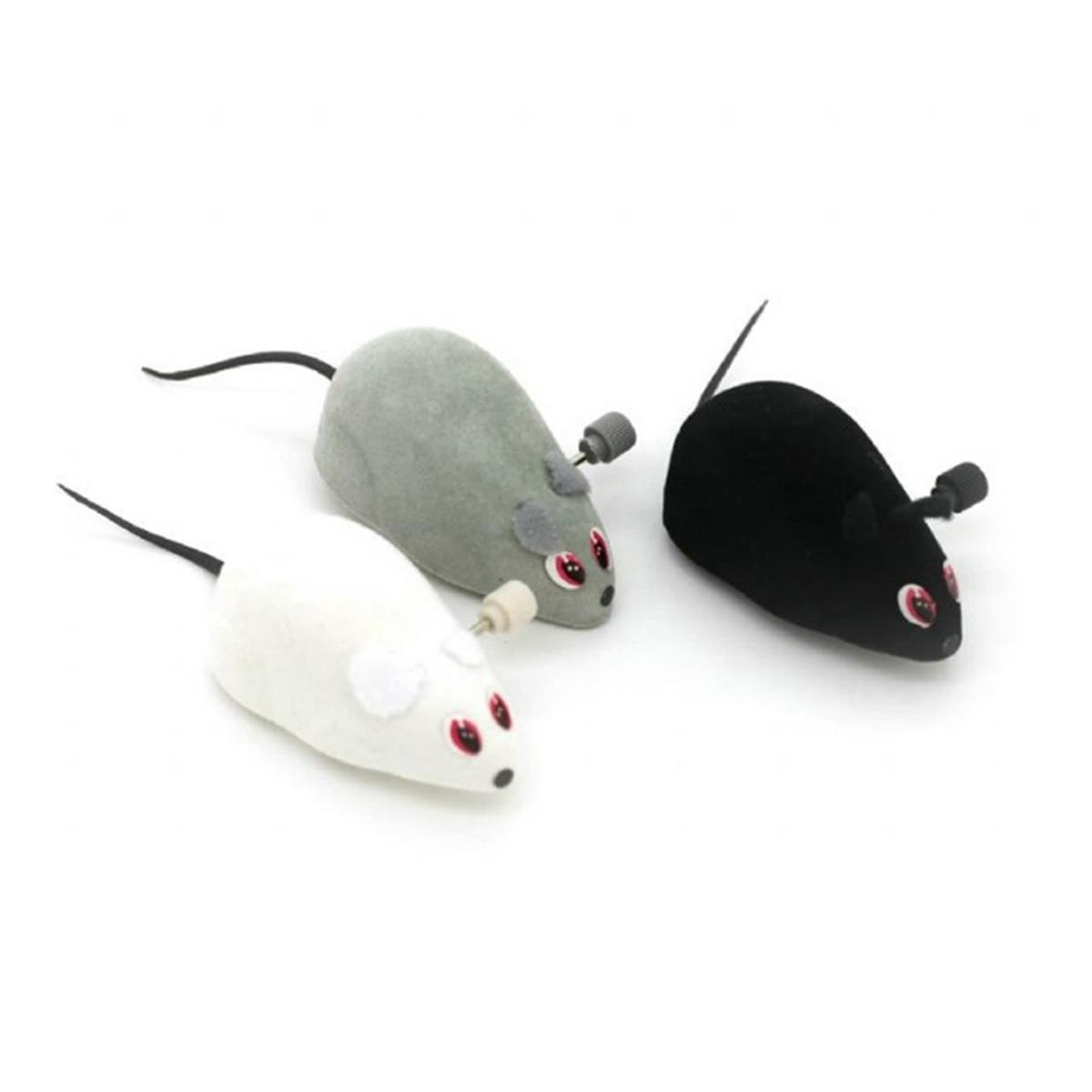 Nunbell Kurmalı Fare Kedi Oyuncağı 7 cm (Karışık Renkli)