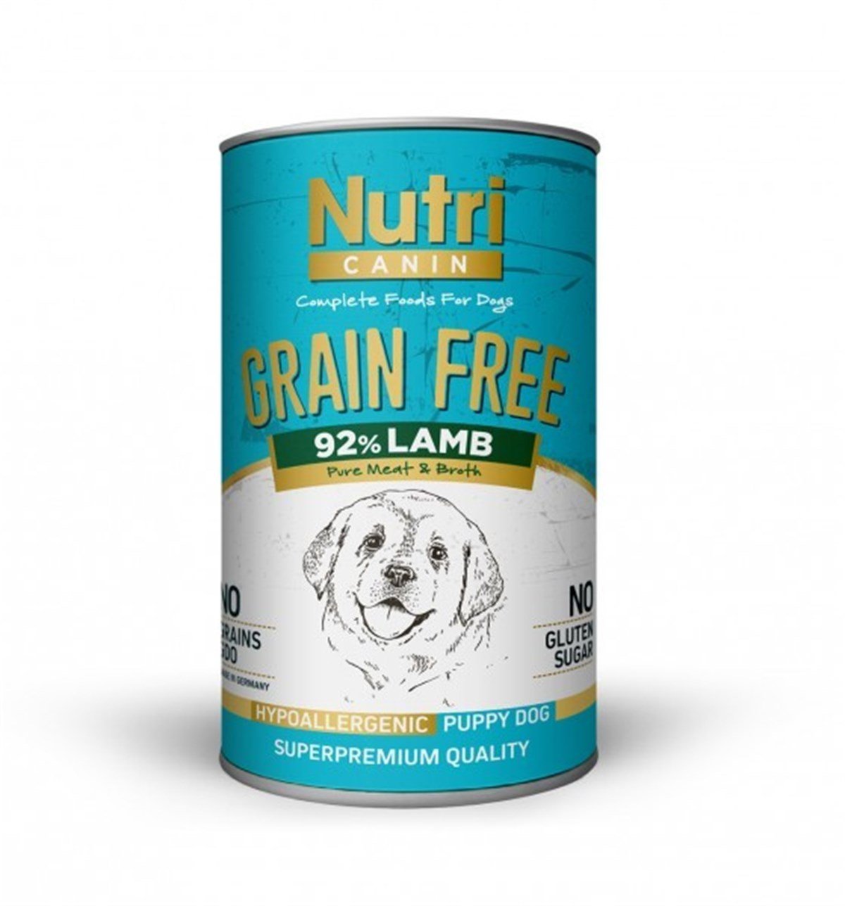 Nutri Canin Lamb Puppy Tahılsız Kuzulu ve Patatesli Yavru Köpek Konservesi  400 Gr