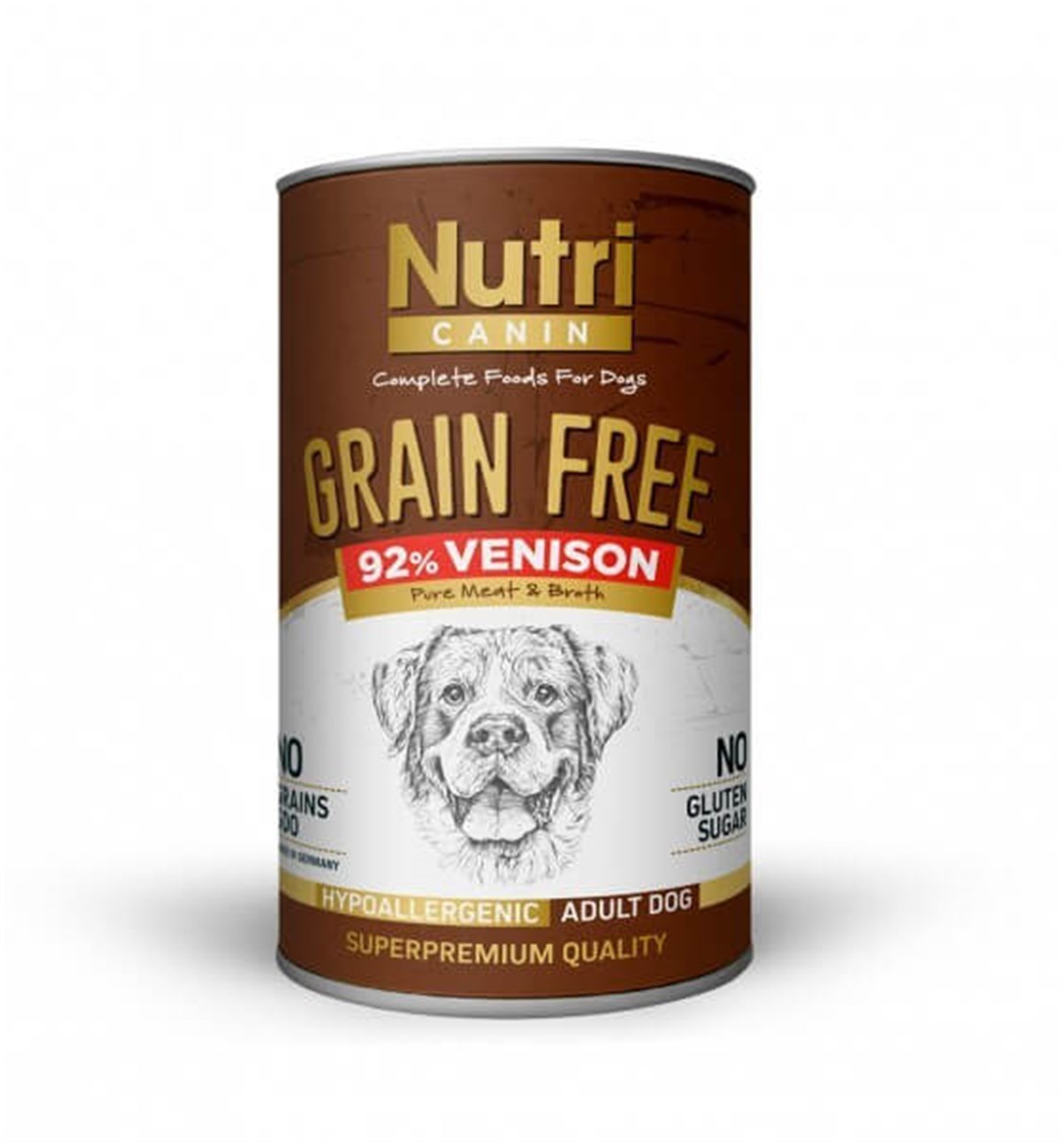 Nutri Canin Venison Tahılsız Geyikli ve Patatesli Köpek Konservesi  400 Gr