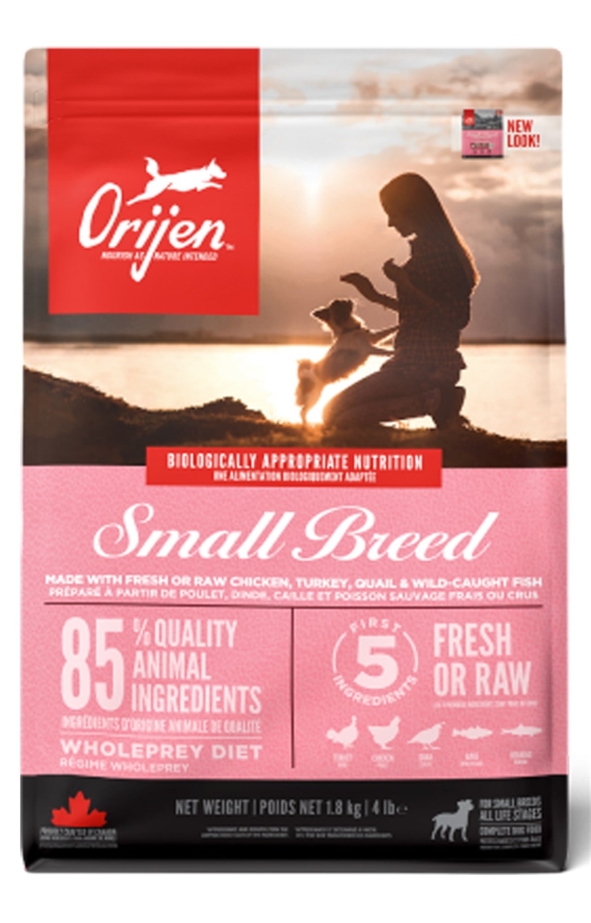 Orijen Small Breed Küçük Irk Yetişkin Köpek Maması 1,8kg