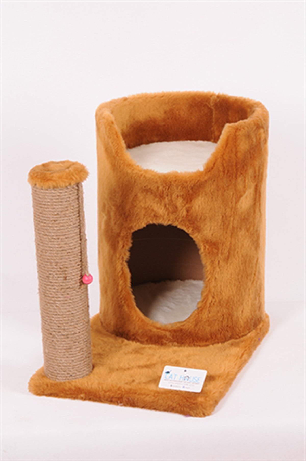 Oval Yuvalı Tırmalama 47 cm Kahve