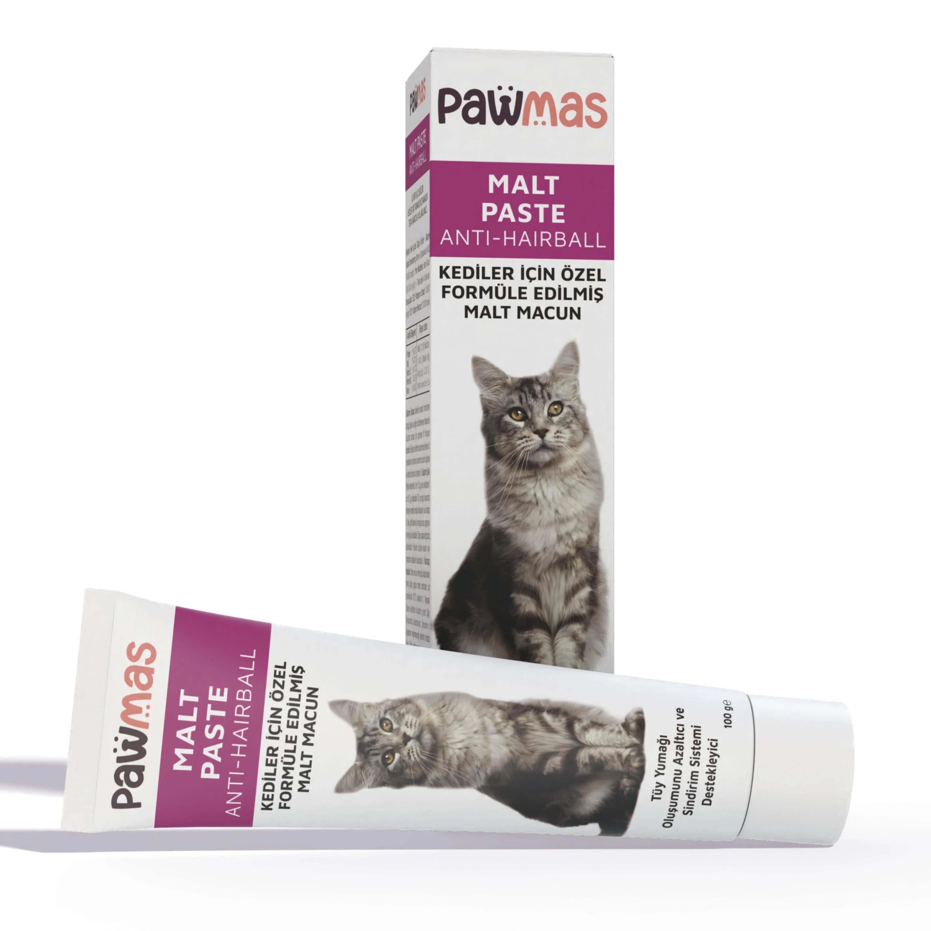 Pawmas Malt Paste (antihairball) Tüy Yumaği Attıran Kedi Macunu 100 g
