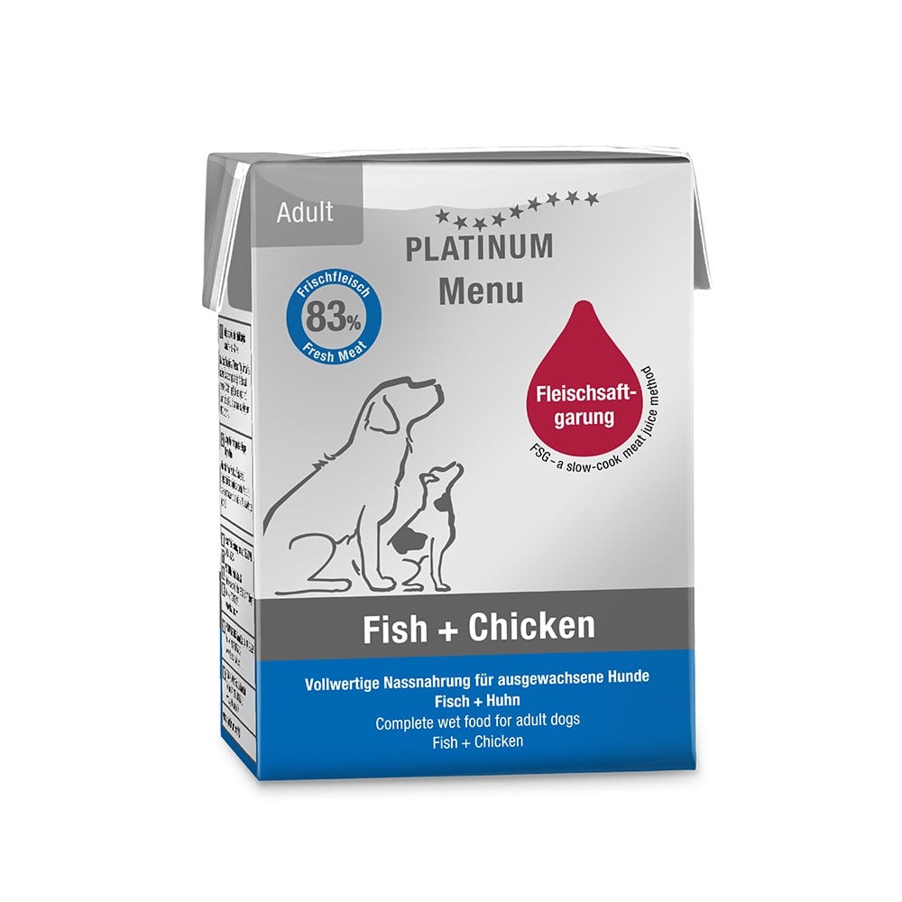 Platinum Balıklı ve Tavuklu Yaş Köpek Maması 375 Gr