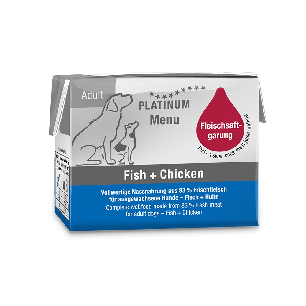 Platinum Balıklı ve Tavuklu Yaş Köpek Maması 90 Gr