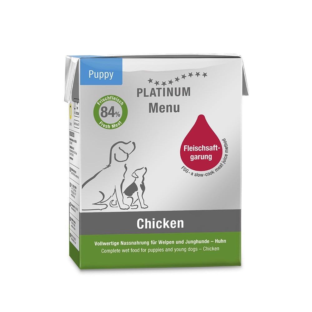 Platinum Tavuklu Yavru Yaş Köpek Maması 375 Gr