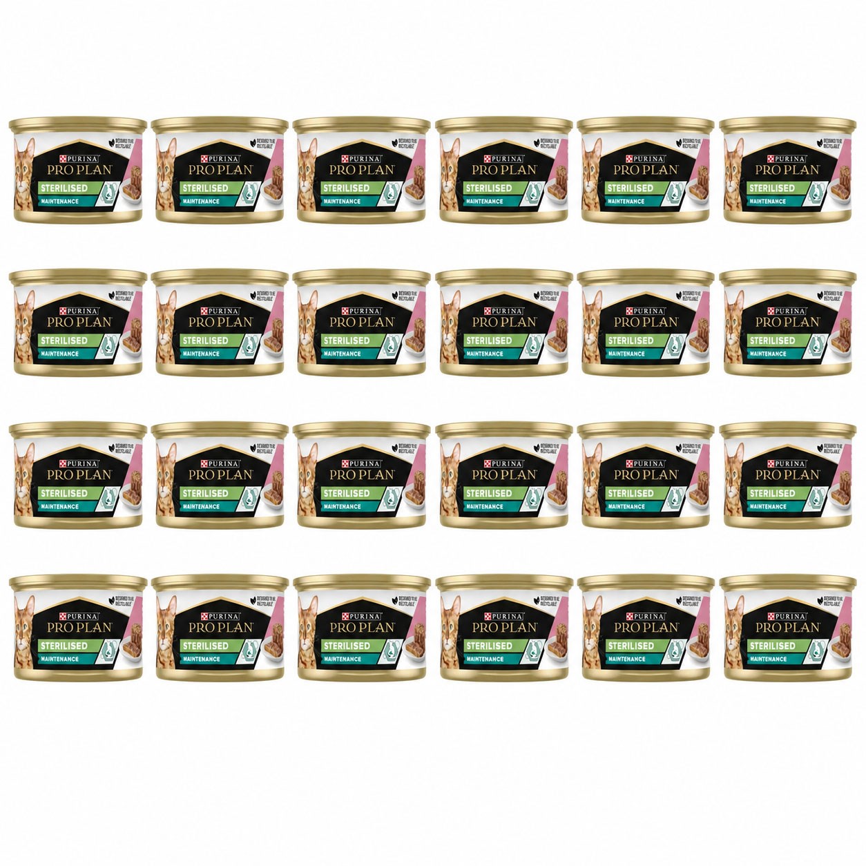 Pro Plan Somonlu ve Ton Balıklı Kısırlaştırılmış Kedi Konservesi 85 g (24 Adet)