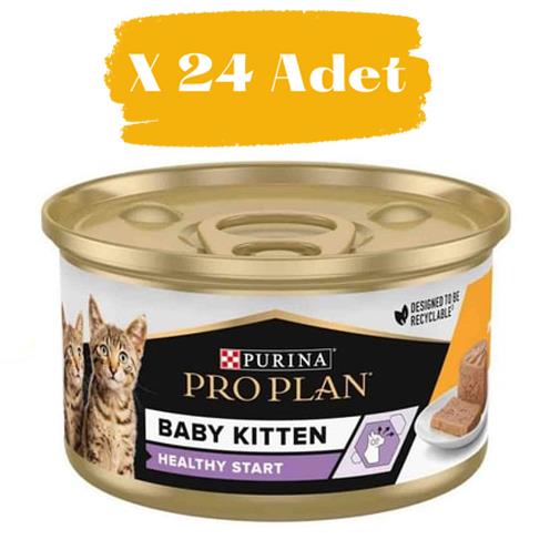 Proplan Baby Kitten Tavuklu Yetişkin Kedi Konservesi  85 gr (24 Adet)