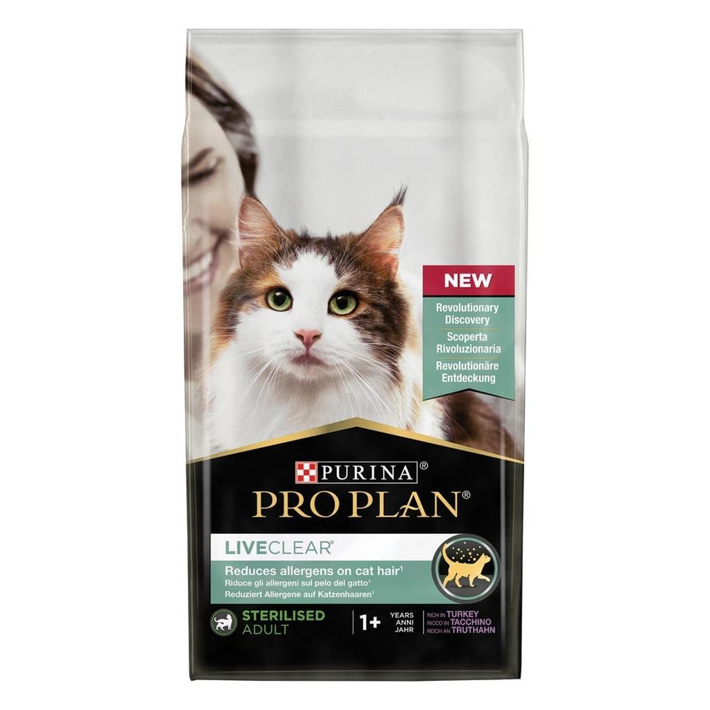ProPlan Live Clear Sterilised Alerjen Azaltan Hindili Kısırlaştırılmış Kedi Maması 7 Kg 