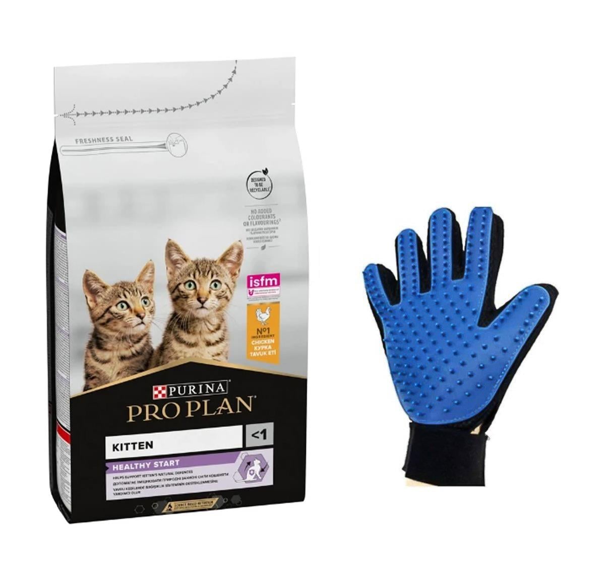 ProPlan Tavuklu Yavru Kuru Kedi Maması 3 Kg + Masaj Eldiveni