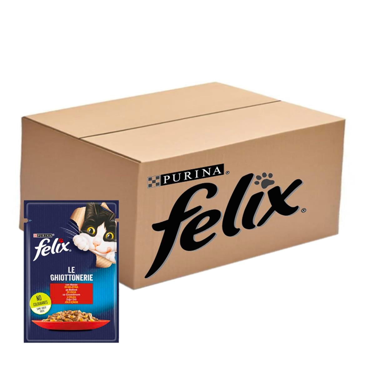 Purina Felix Sığır Etli Yetişkin Kedi Konservesi 85 g (26 Adet)
