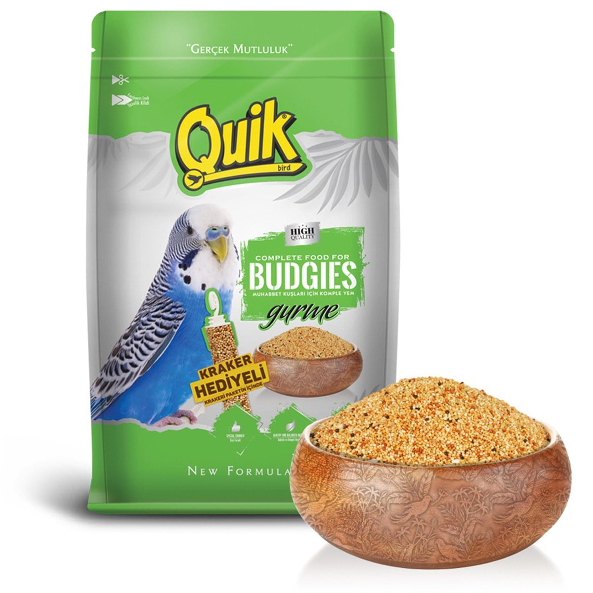 Quik Gurme Muhabbet Kuşu Yemi 500 g