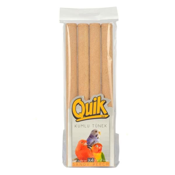 Quik Kumlu Kuş Tüneği 19 cm (4 Adet)