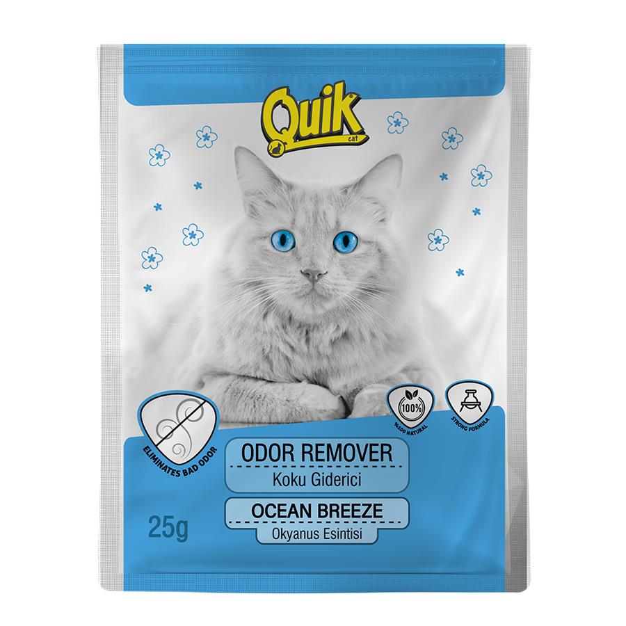 Quik Okyanus Esintisi Kokulu Kedi Kumu Koku Giderici 25 g