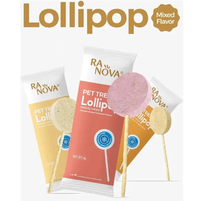 Ranova Karışık Lolipop Köpek Ödülü  6 Adet