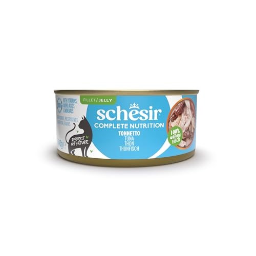 Schesir Ton Balıklı Jöle İçinde Yetişkin Kedi Konservesi 140 g