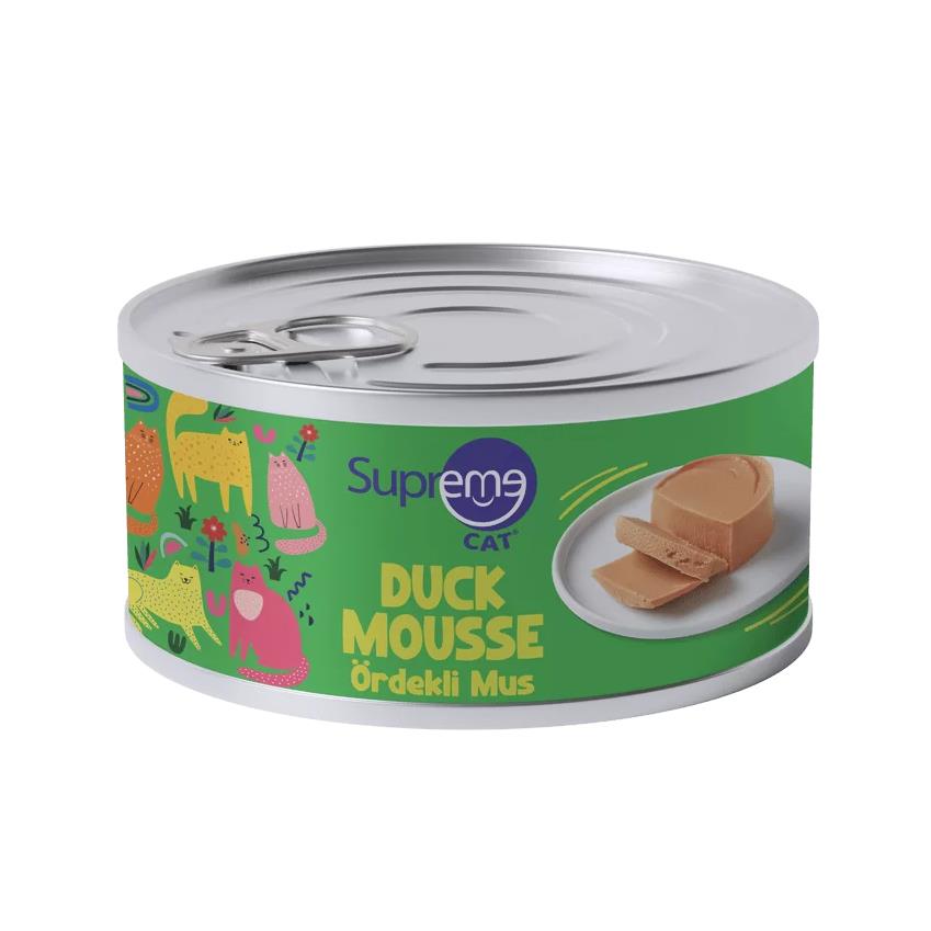Supreme Cat Mousse Ördekli Kedi Konservesi 85 gr
