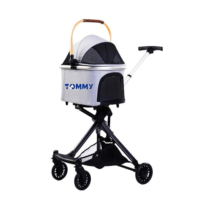 Tommy Gold Kedi Ve Köpek Gezdirme Arabası 110 cm (Gri)