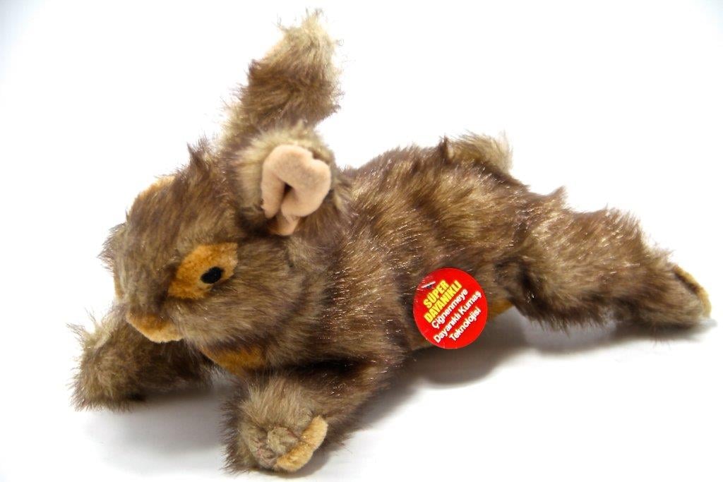 Vardem Koş Getir Sesli Peluş Tavşan Köpek Oyuncağı  19 cm