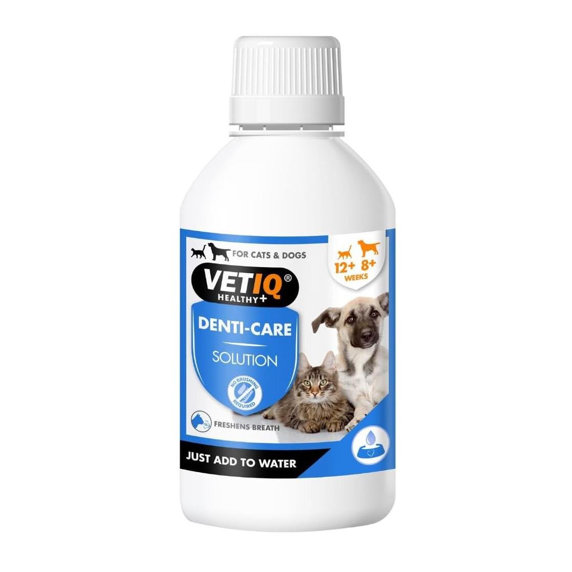 VetIQ Denti Care Kedi Köpek Ağız Ve Diş Bakım Solüsyonu 250 Ml