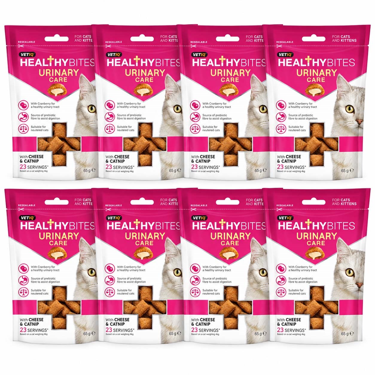 VETIQ Urinary Care İdrar Yolu Destekleyici Kedi Ödülü 65 g (8 Adet)