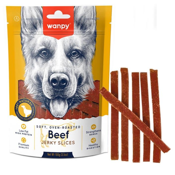Wanpy Yumuşak Sığır Eti Parçaları Köpek Ödülü 100 g