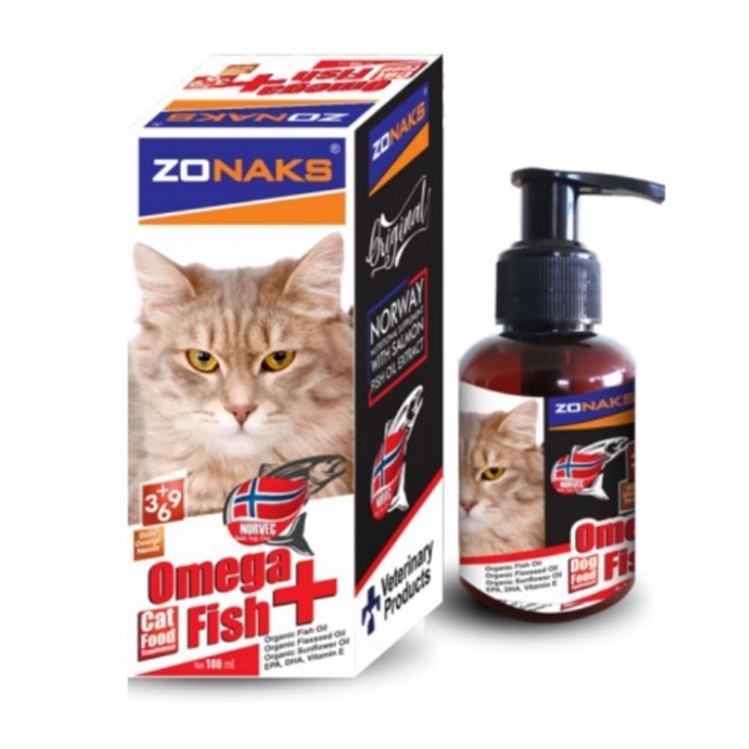 Zonax Cat Balık Yağı Kedi Omega 3 ve 6 Besin Takviyesi 100 ml