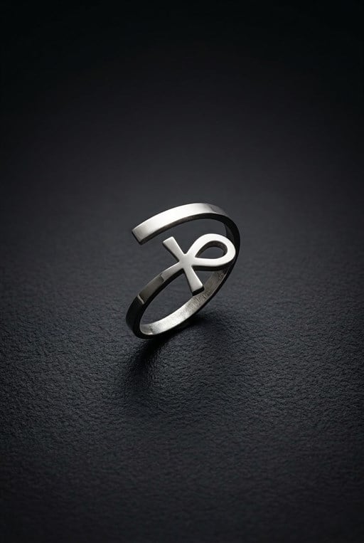 Ankh Gümüş Yüzük