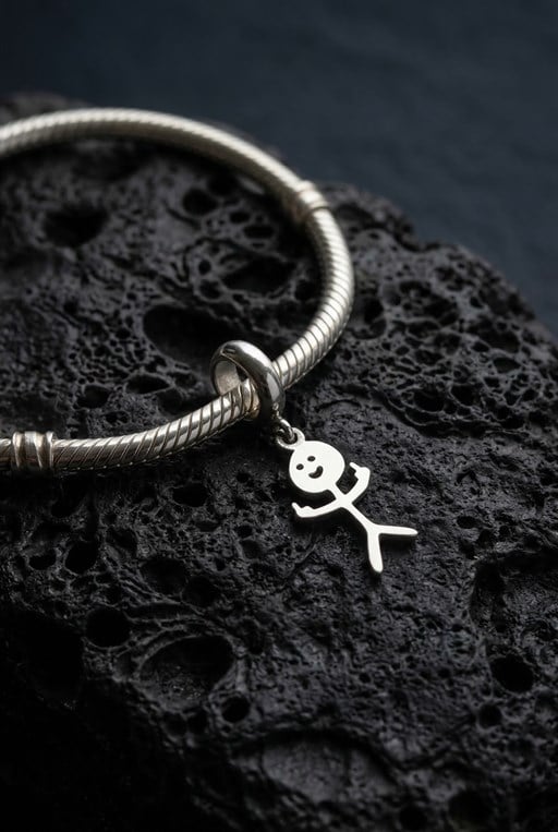 Edepsiz Gümüş Charm (Pandora)