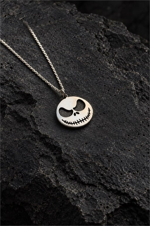 Jack Skellington Gümüş Kolye