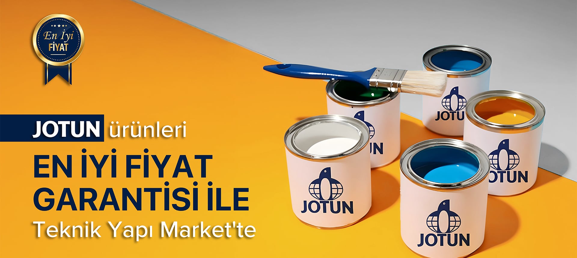 Jotun ürünleri en iyi fiyat garantisi ile teknik yapı market'te