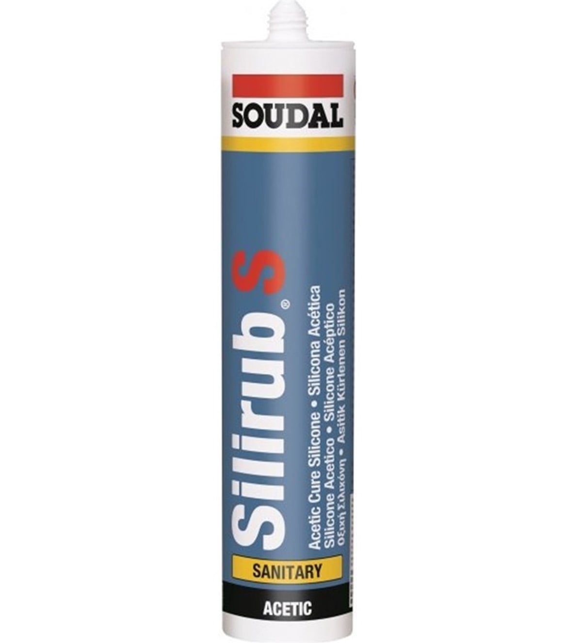SOUDAL SILIRUB S SILIKON GRI 280 ML 30 AD