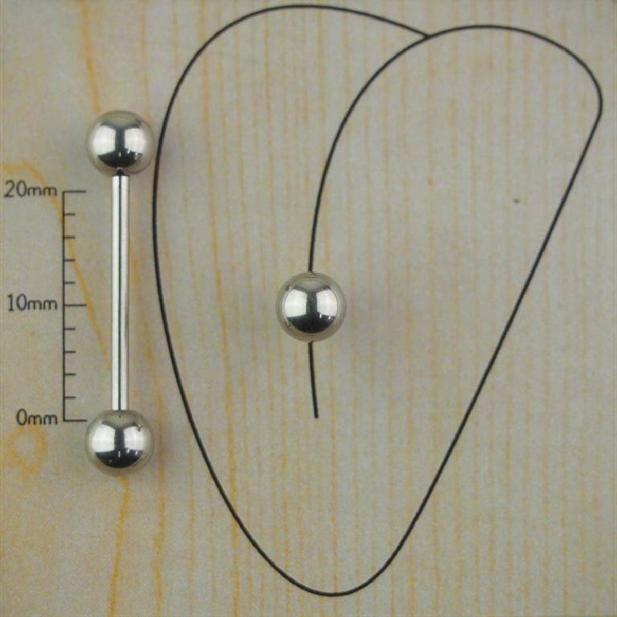 18mm Çelik Dil Piercing