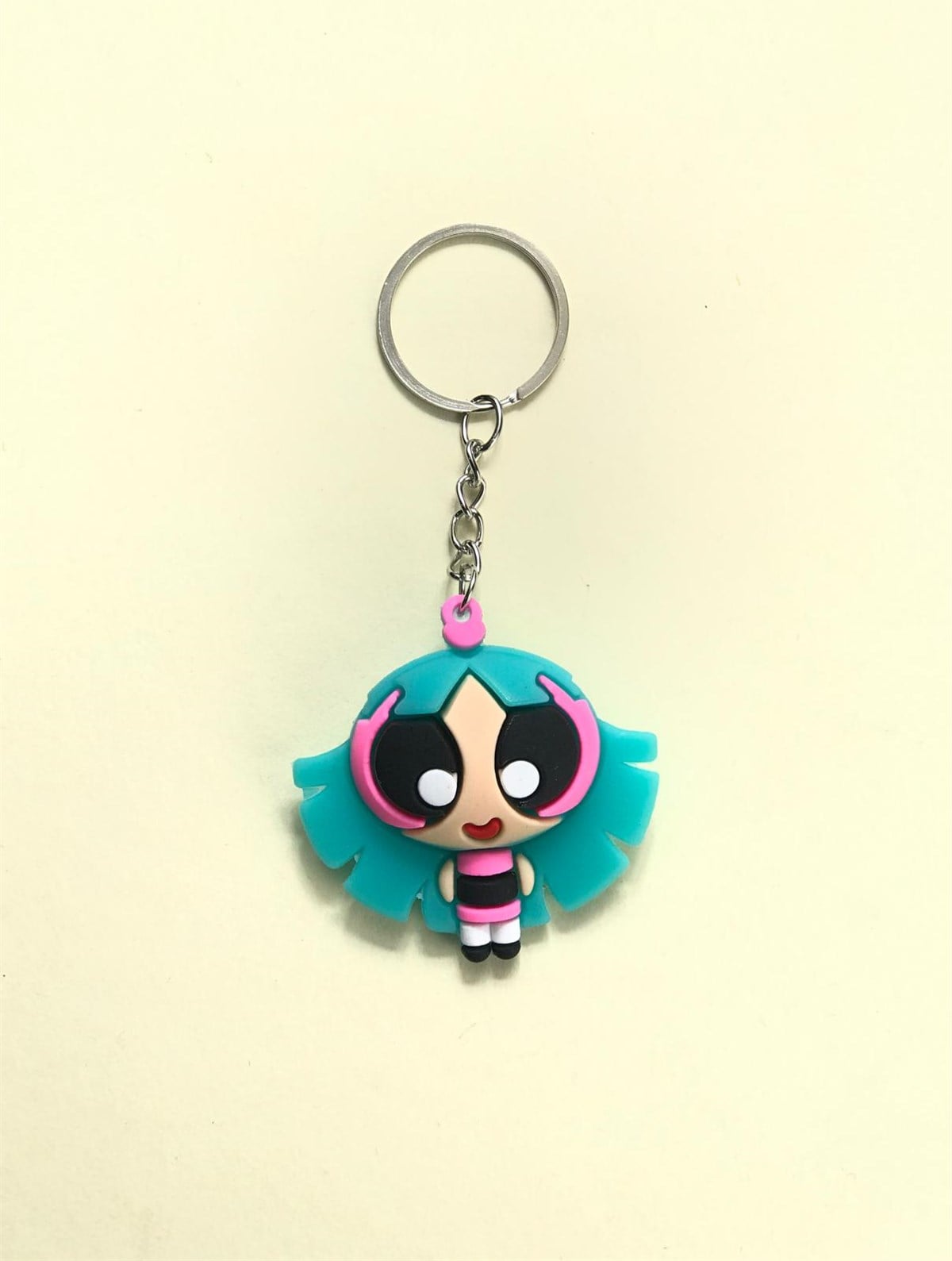 3D Powerpuff Girls Silikonlu Bliss Anahtarlık ve Çanta Süsü