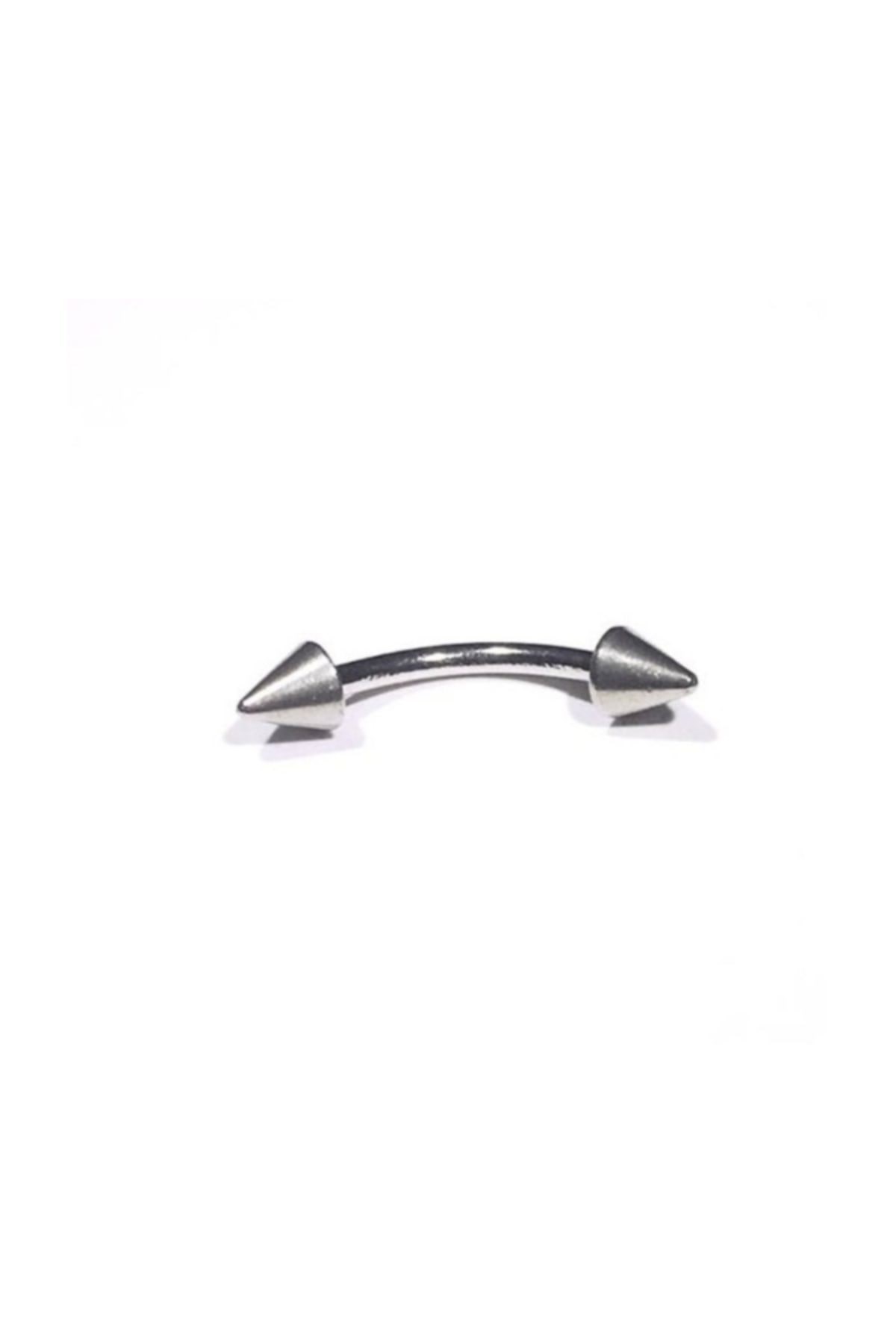 6mm Gri Spayk Çelik Kaş Piercing