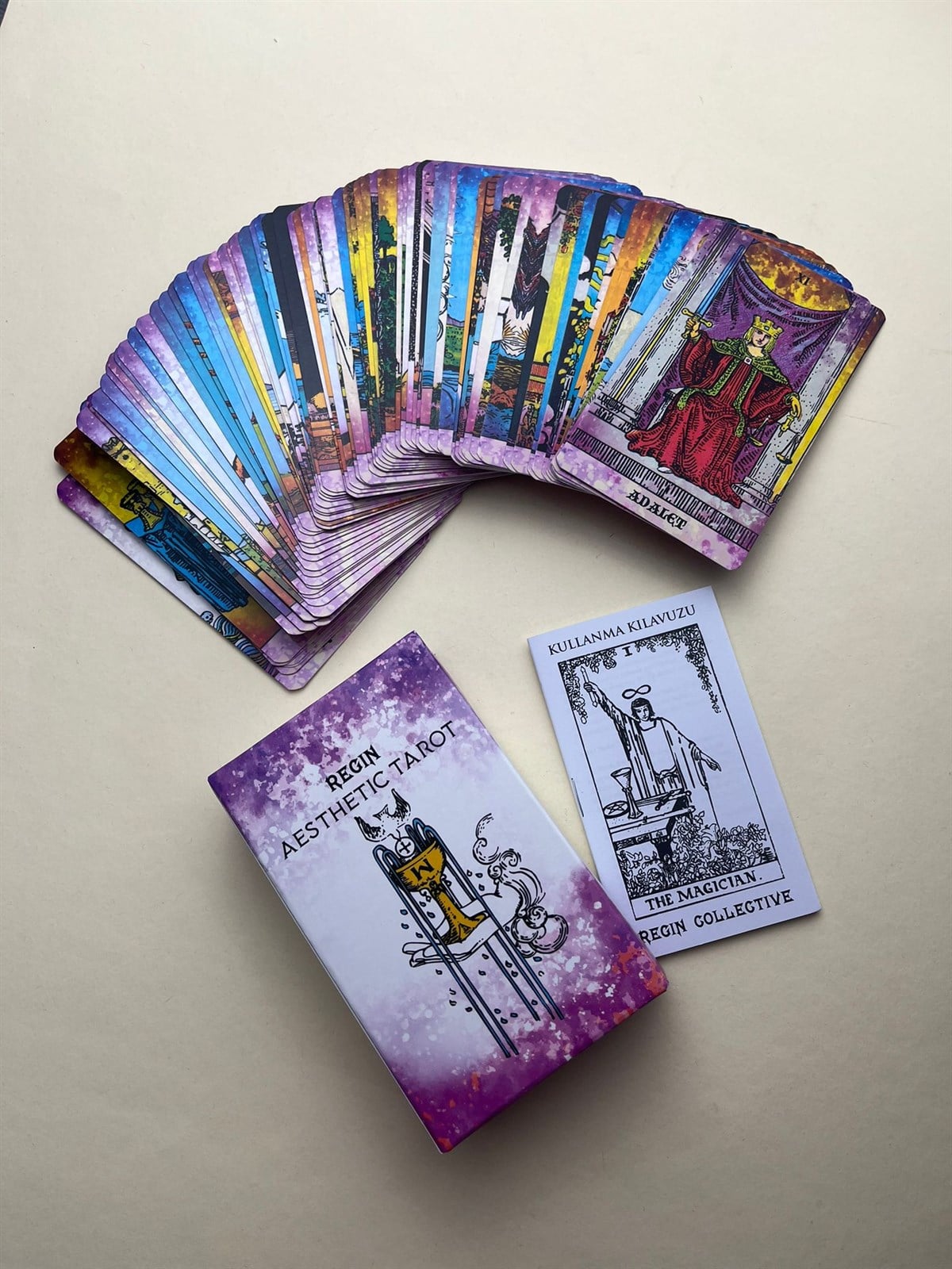 78 Kartlı Regin Aesthetic Tarot Destesi