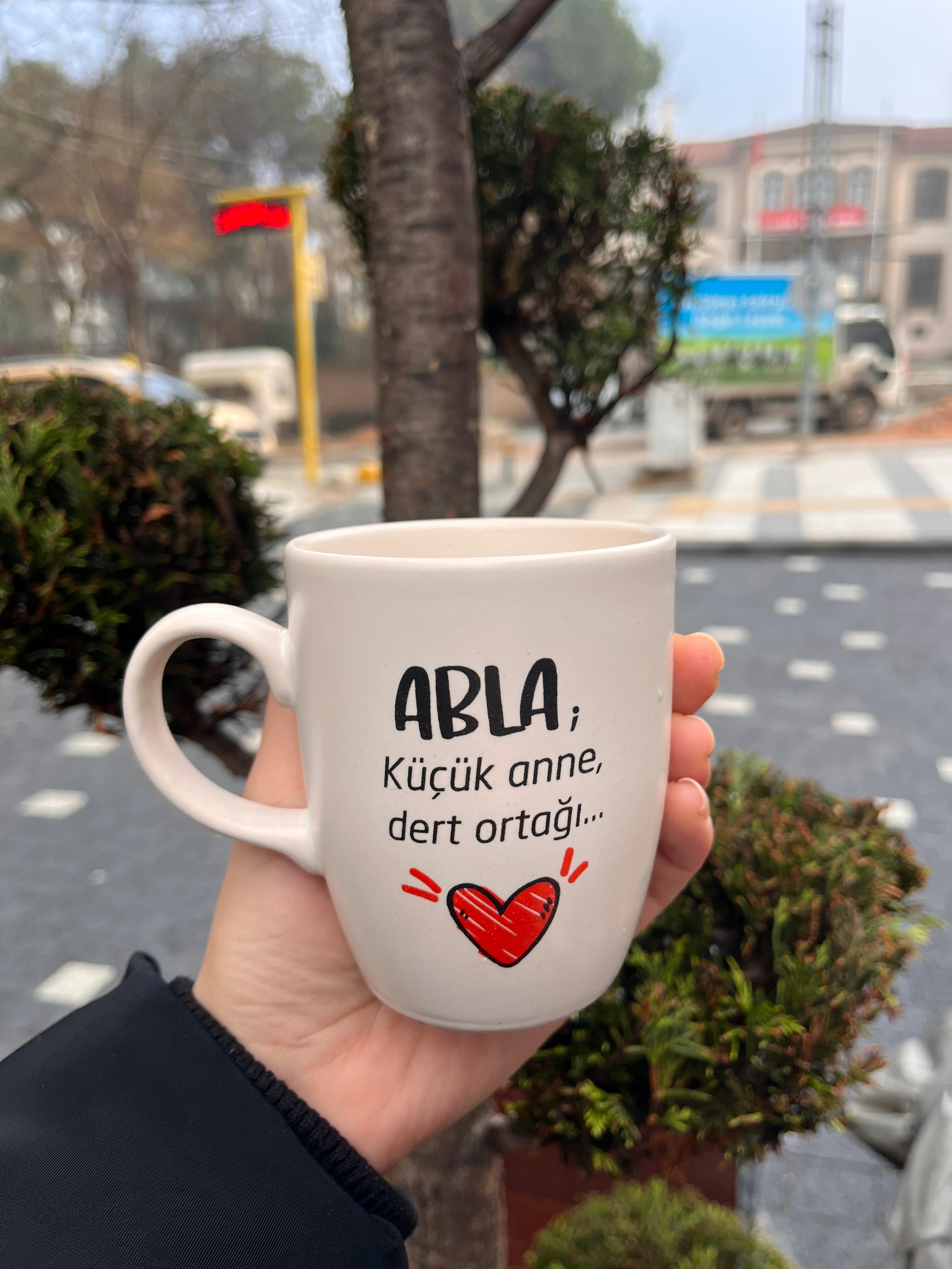 Abla Küçük Anne Dert Ortağı Oval Kupa