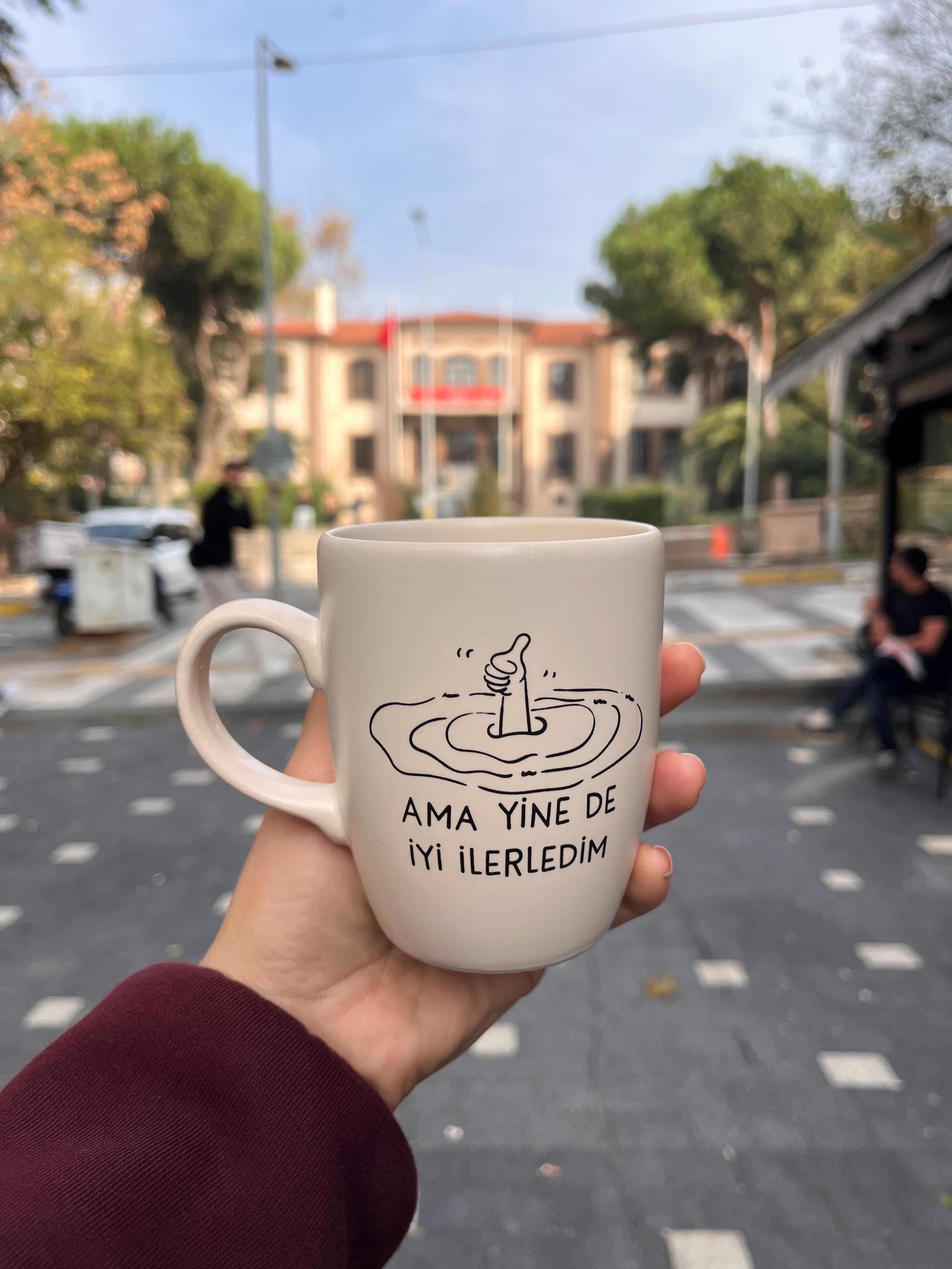 Ama Yinede İyi İlerledim Oval Kupa