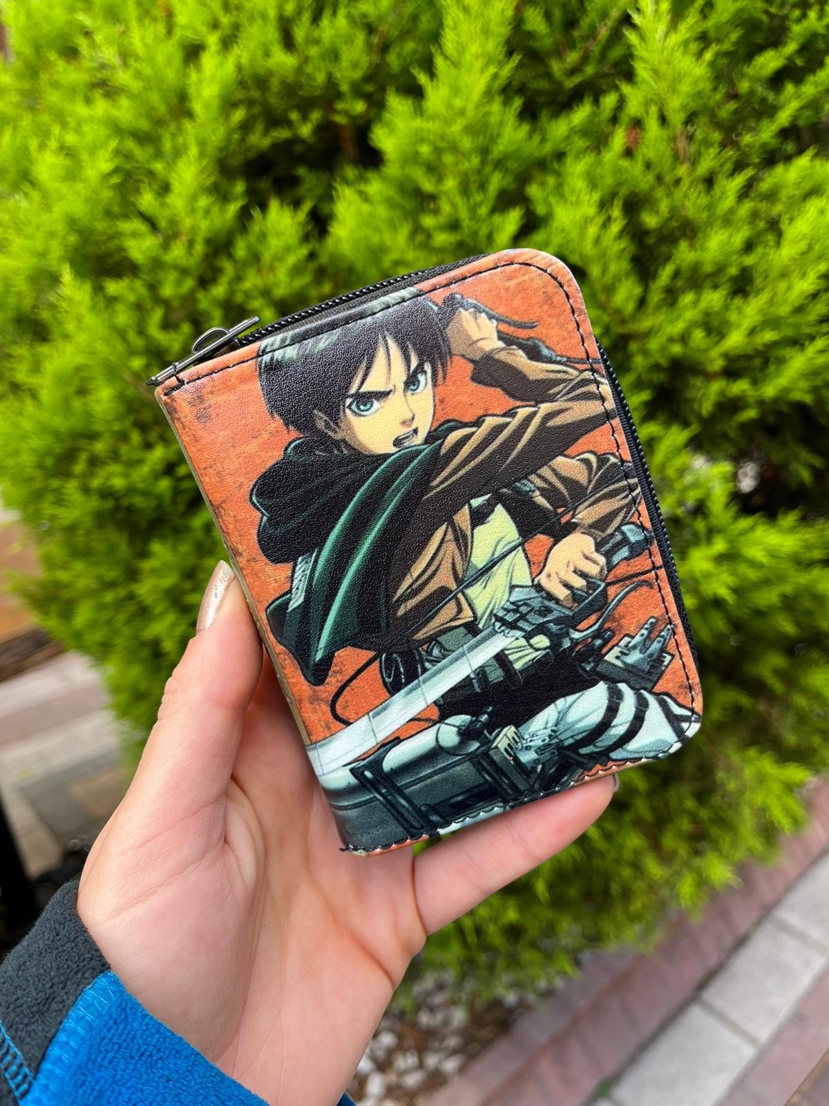 Anime Attack On Titan Eren Cüzdan