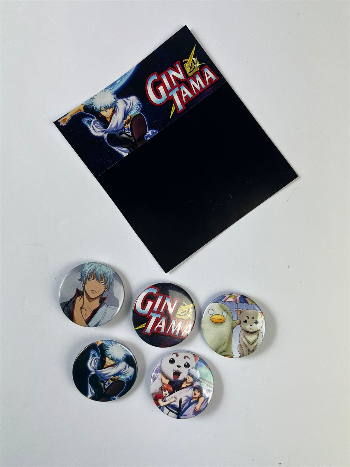 Anime Gintama Rozet ve Çanta Süsü