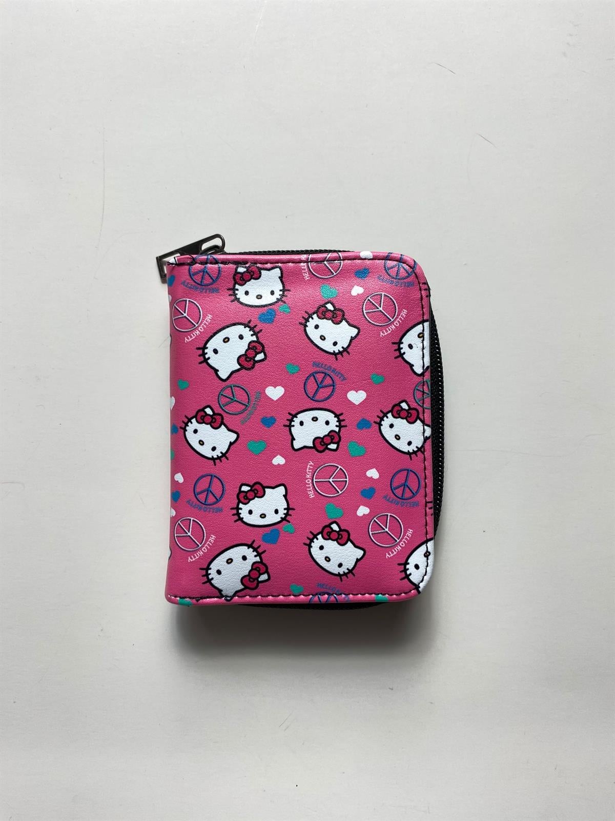 Anime Hello Kitty Peace Kısa Cüzdan