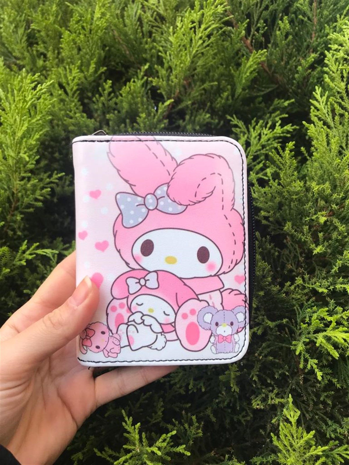 Anime Kuromi My Melody Kısa Cüzdan
