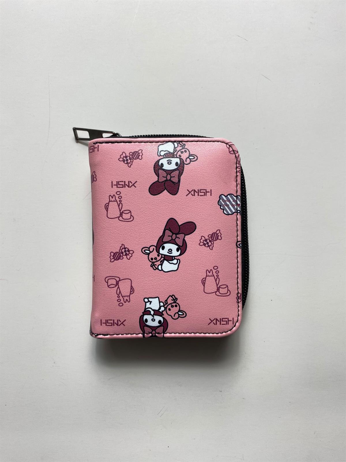 Anime My Melody Pembe Kısa Cüzdan