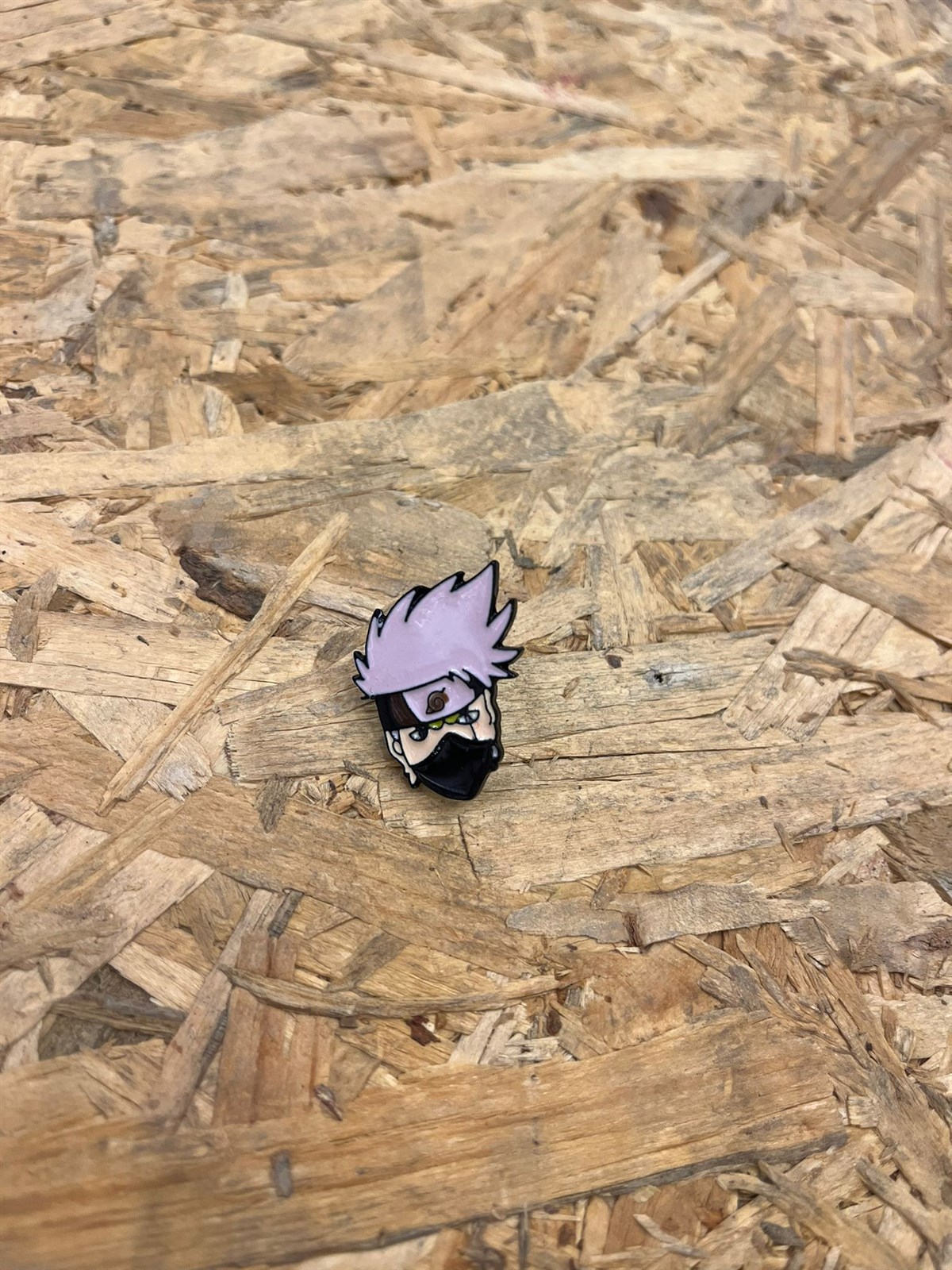 Anime Naruto Kakashi Sensei Çanta Süsü Metal Broş