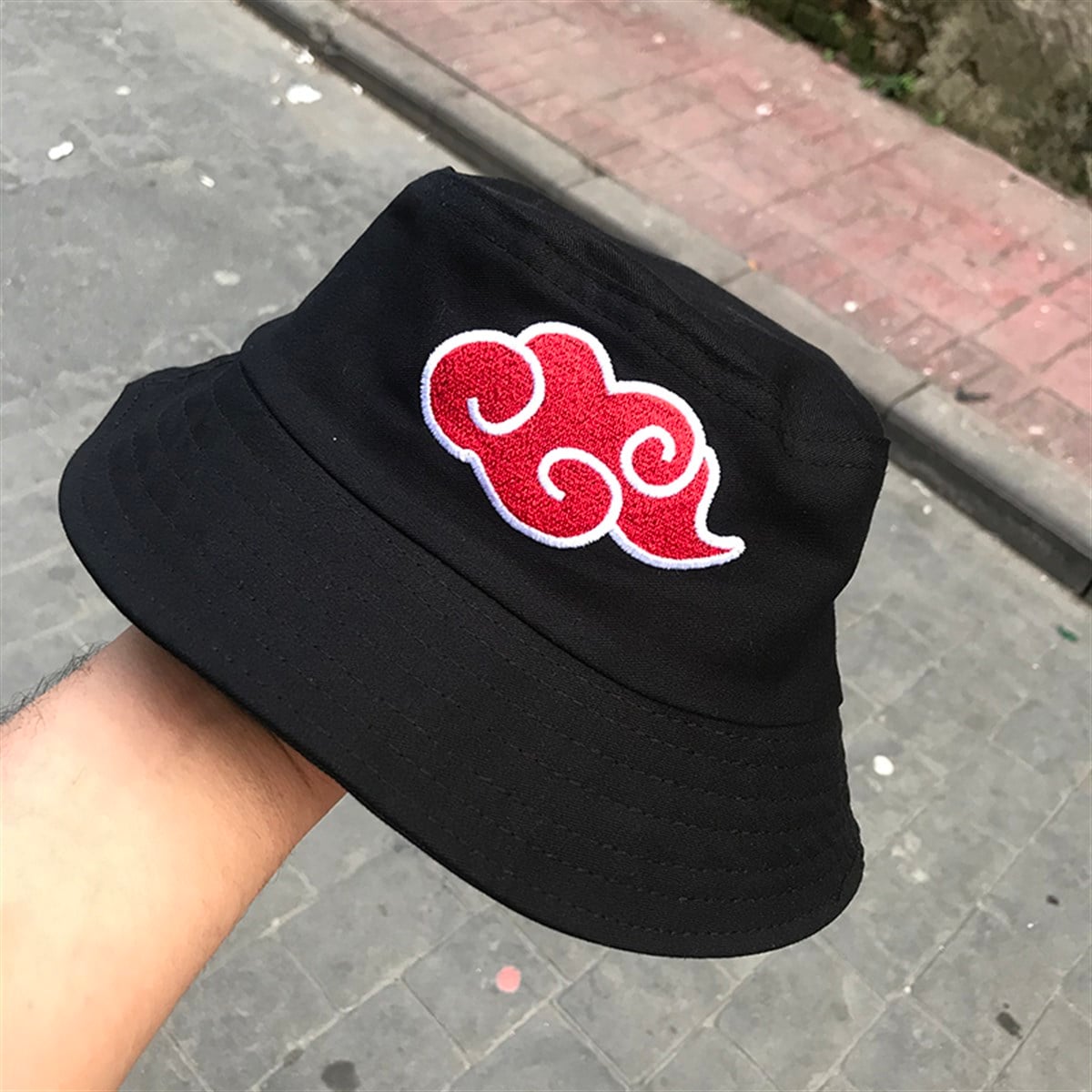 Anime Naruto Shippuden: Akatsuki Clouds Bucket Şapka