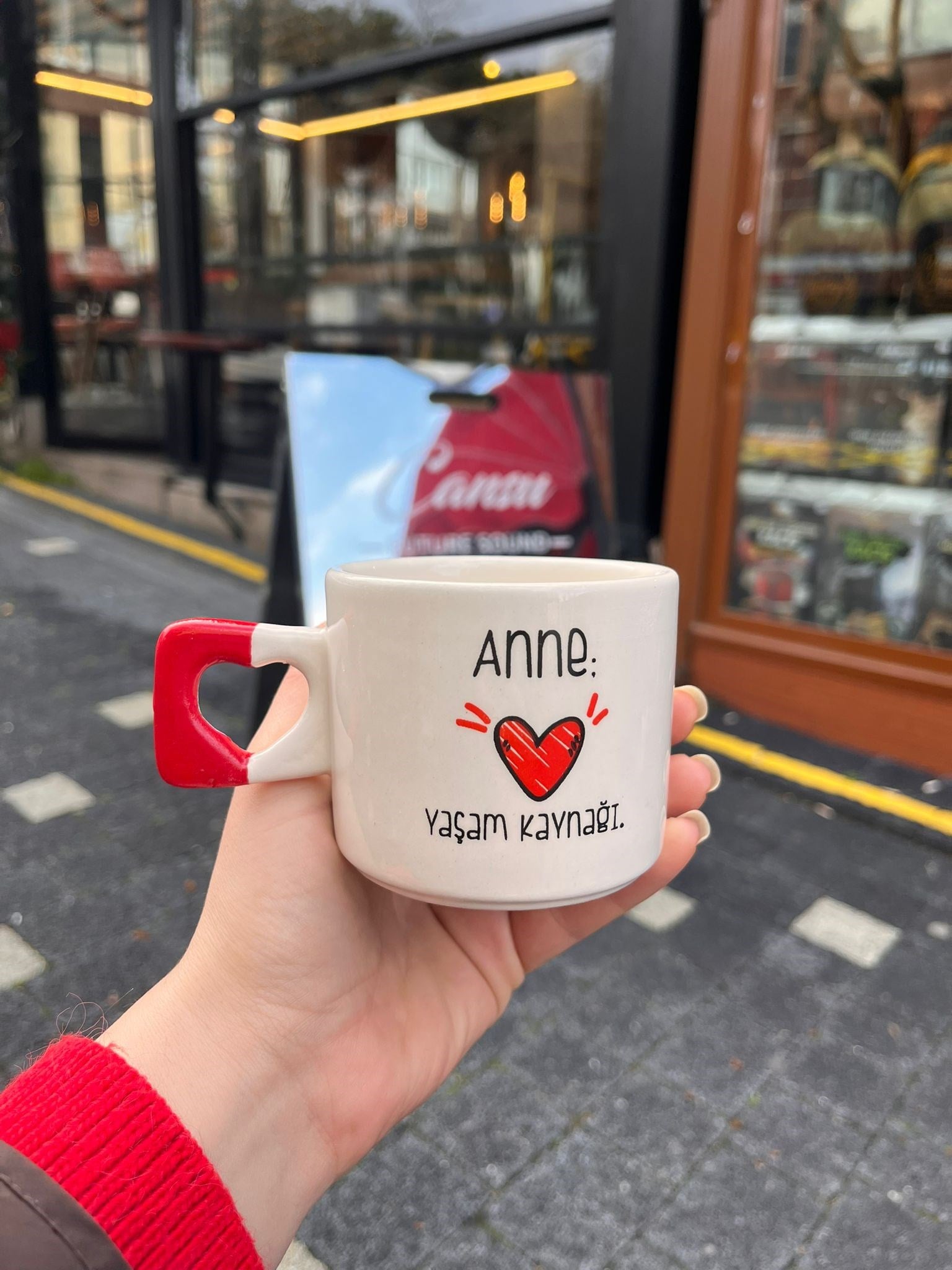 Anne Yaşam Kaynağı Kalp Kupa