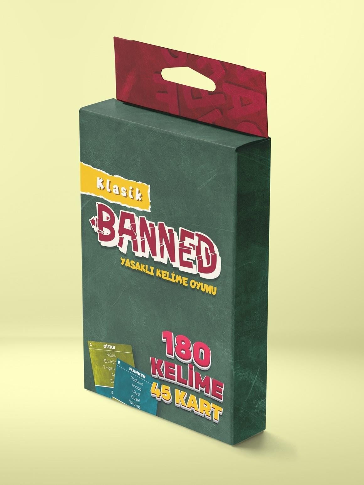 Banned Yasaklı Kelime Oyunu Klasik 180 Kelime 45 Kart