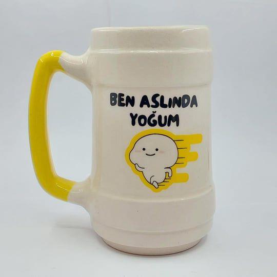Ben Aslında Yoğum Bira Bardağı